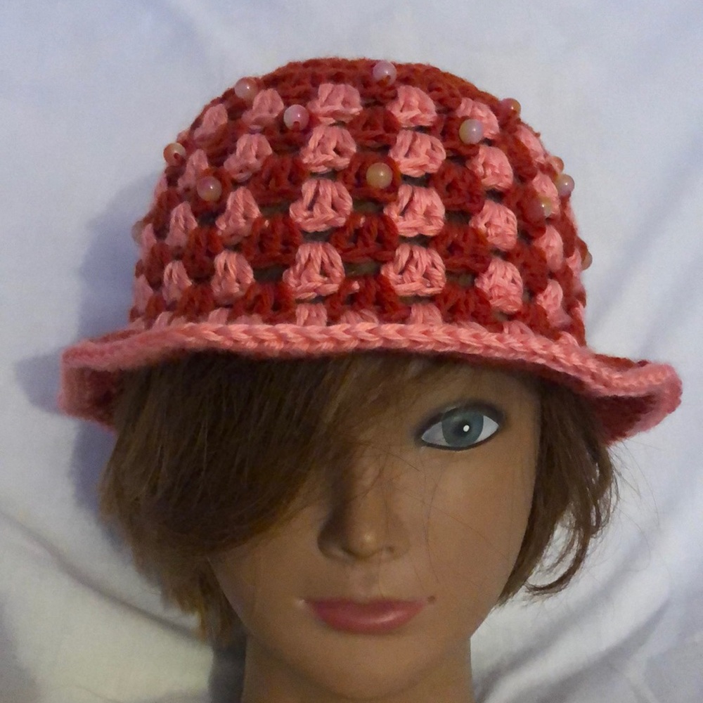 Unisex Soot Sprite inspired Buket Hat with bean Handmade crochet